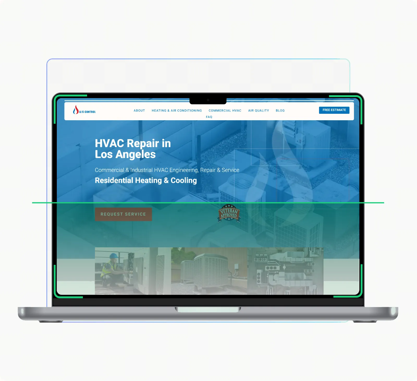Website scan listing SEO recommendations
